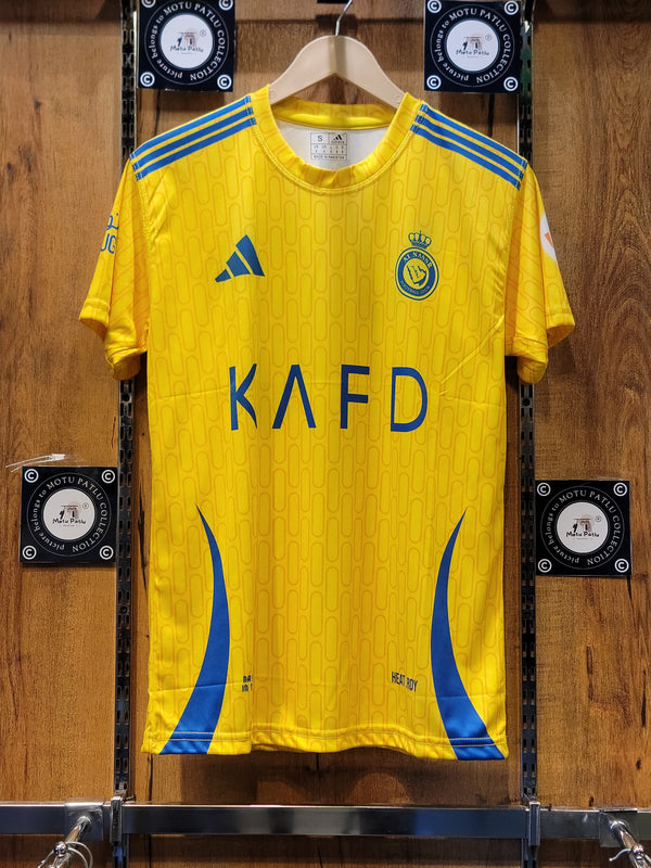 FOOT-BALL Tee jersey (K.A.F.D yellow ronaldo 7)