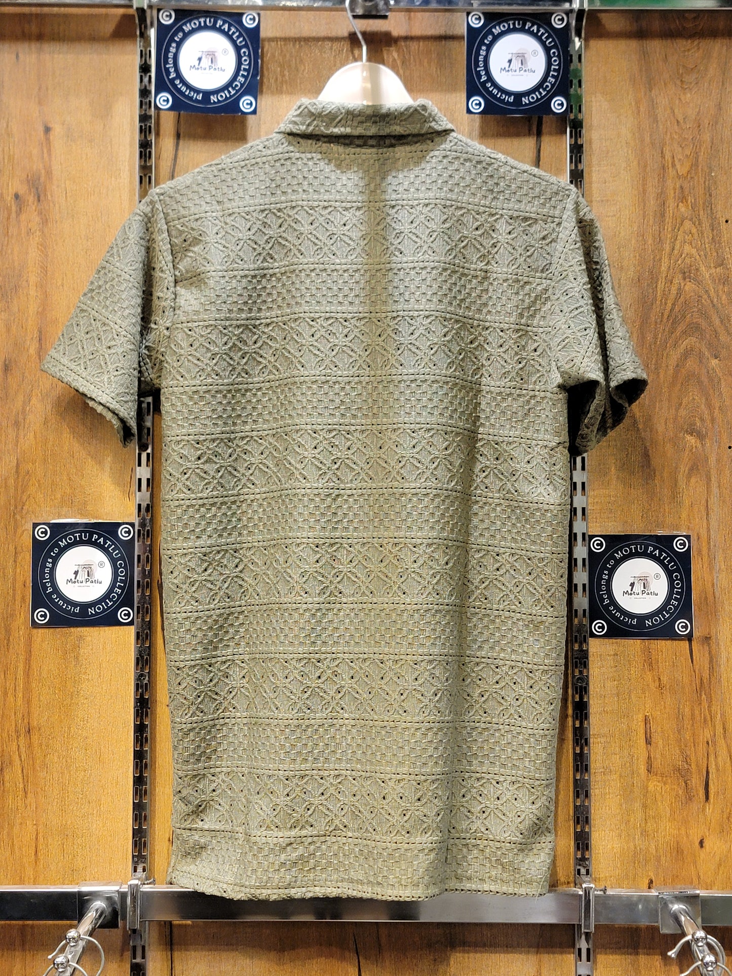 Imported China embroidery Zipper (Old money style) T-shirt