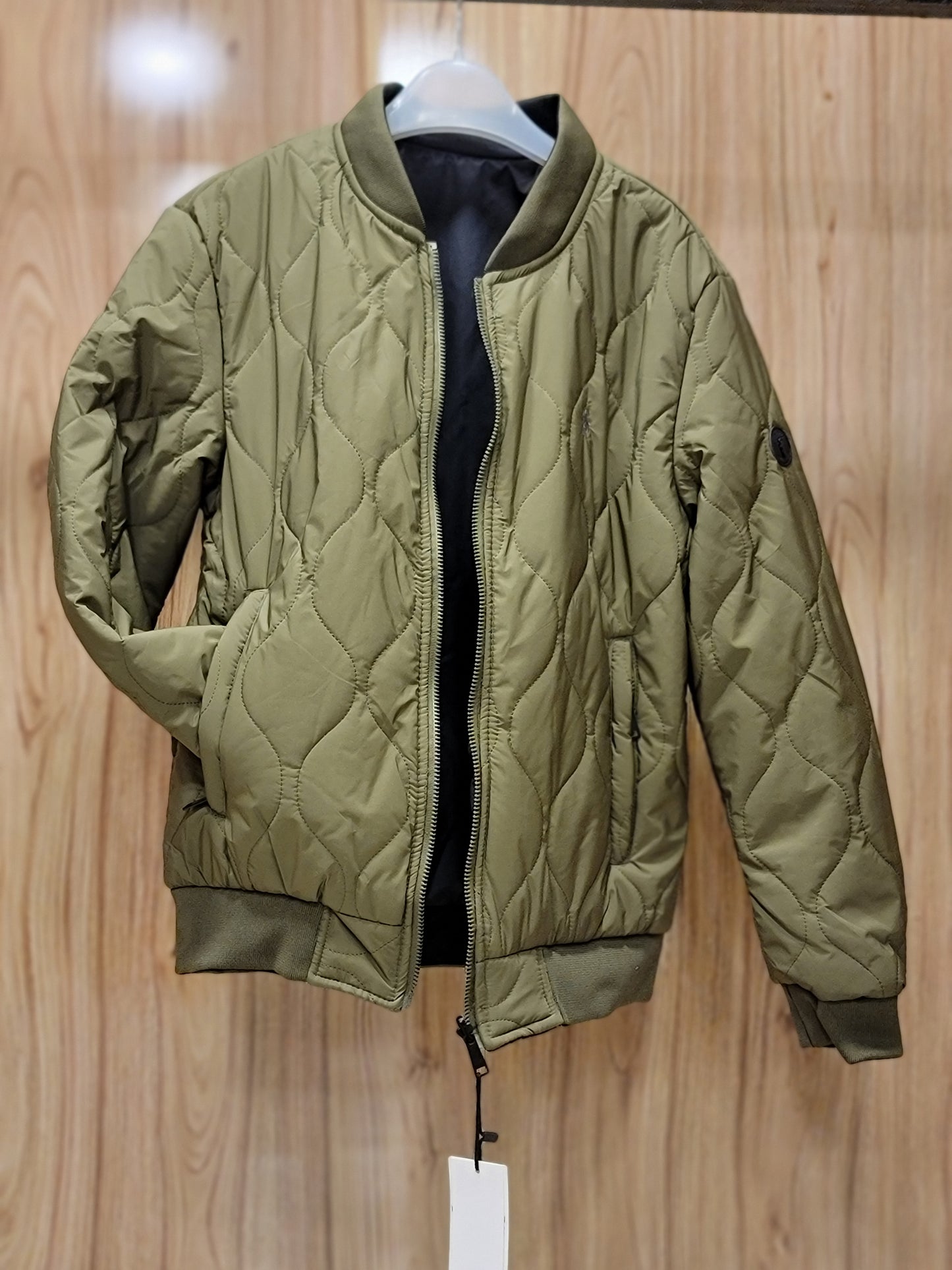 PUFFER JACKETS made in USA (green quilted)